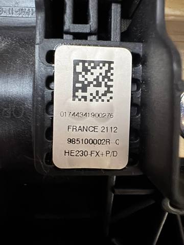 985100002R Подушка безопасности (AIRBAG) водительская купить Житомир