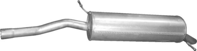 Глушитель задний 0409 POLMOSTROW