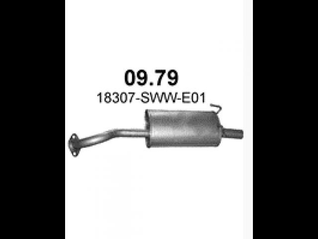 Выхлопная труба 0979 POLMOSTROW