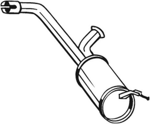Глушитель задний 135099 BOSAL