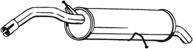 Глушитель  135105 BOSAL