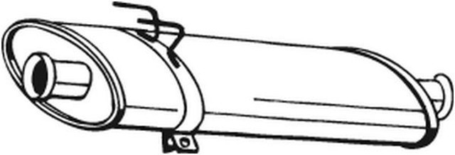 Глушитель центральный 200269 BOSAL