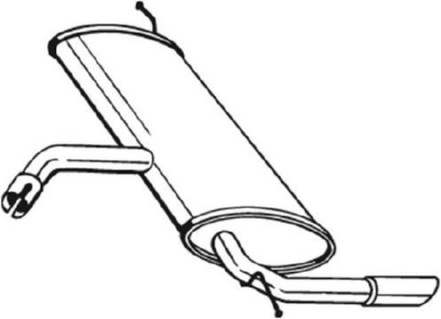 Выхлопная труба 227039 BOSAL