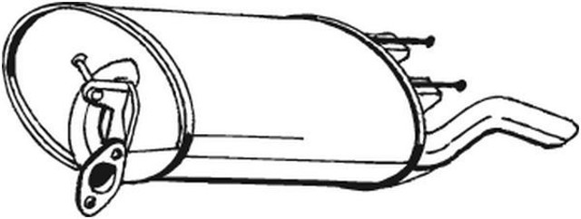 Глушитель  228443 BOSAL