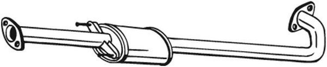 Средний глушитель 278671 BOSAL