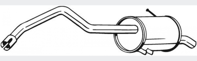 Глушитель  278707 BOSAL