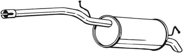 Глушитель  280161 BOSAL