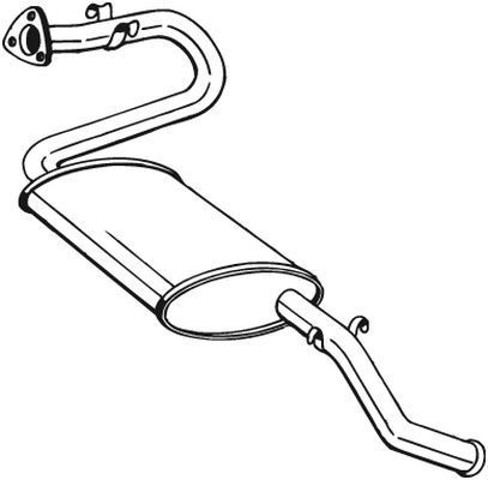 Выхлопная труба 280273 BOSAL