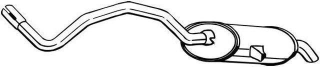 Глушитель задний 281963 BOSAL