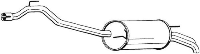 Глушитель  283483 BOSAL