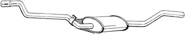 Средний глушитель 285067 BOSAL