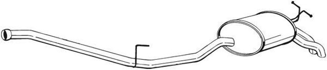 Глушитель  287087 BOSAL