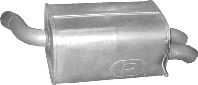 Глушитель, средняя и задняя часть 3106 POLMOSTROW
