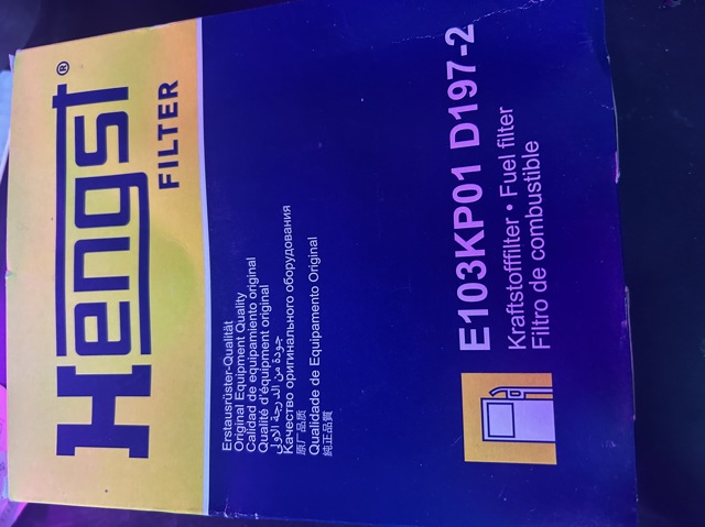Топливный фильтр E103KP01D1972 HENGST