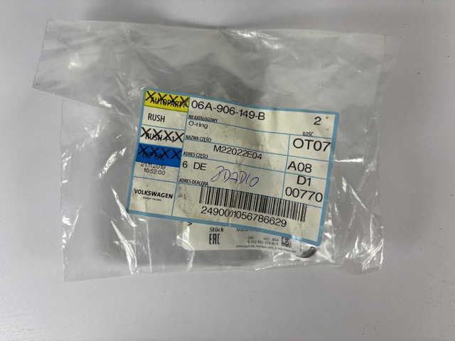 VAG 06A906149B Кольцо (шайба) форсунки инжектора посадочное в наличии Павлоград