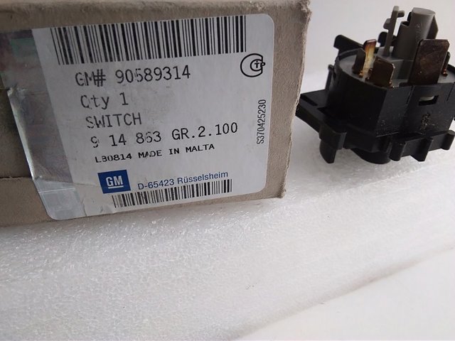 Grupo de contato de fecho de ignição Opel Astra F69