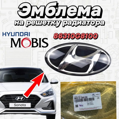 86310G8100 Эмблема решетки радиатора купить Тернополь