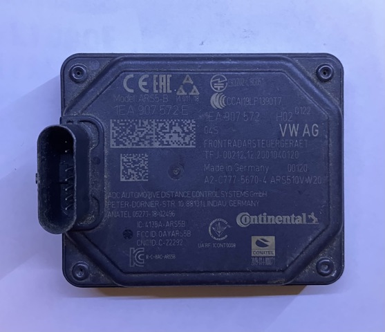 Радарный датчик дистанции 1EA907572E VAG