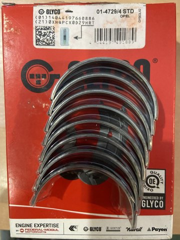 GLYCO 0147294STD Вкладыши коленвала шатунные, комплект, стандарт (STD) в наличии Винница
