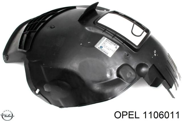 Подкрылок крыла переднего левый задний 1106011 OPEL