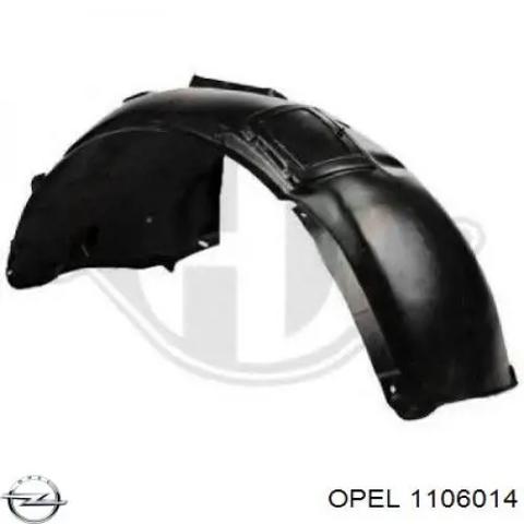 Подкрылок переднего крыла, правый задний 1106014 OPEL
