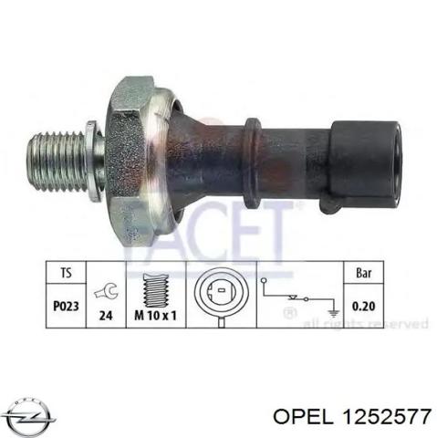 Датчик указателя давления масла 1252577 OPEL