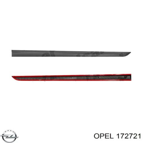 Молдинг двери передней правой 172721 OPEL