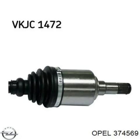 Полуось передняя левая 374569 OPEL
