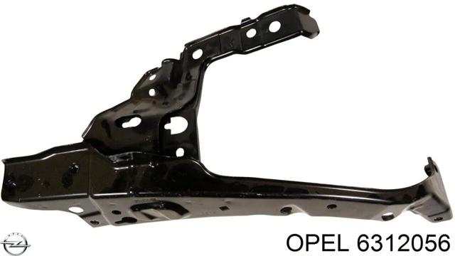 Рамка радиатора правая 6312056 OPEL