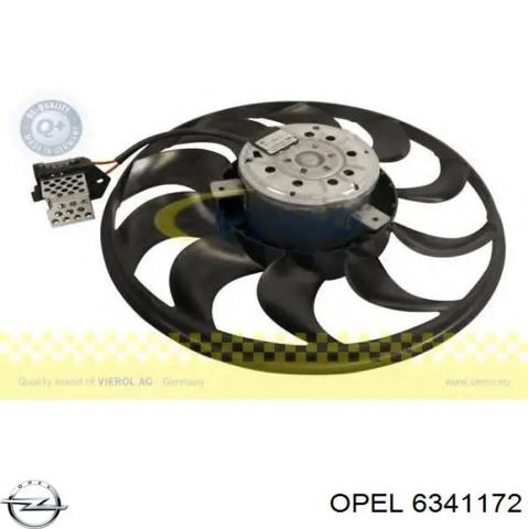 Крыльчатка радиатора охлаждения 6341172 OPEL
