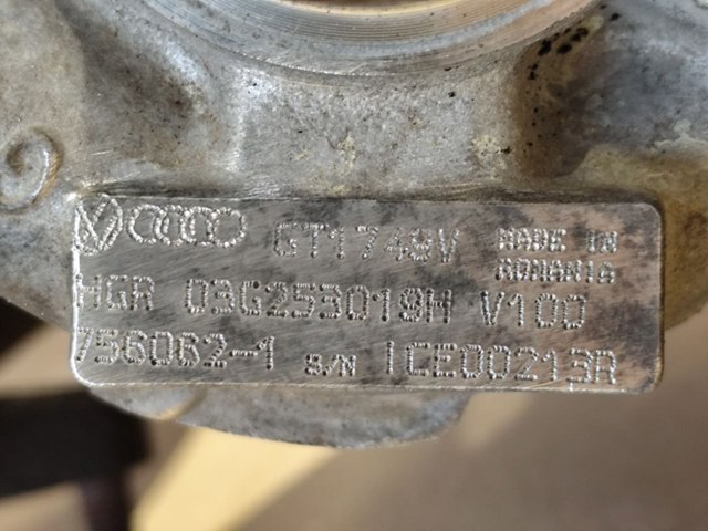 03G253019H VAG Турбина купить в Ужгород