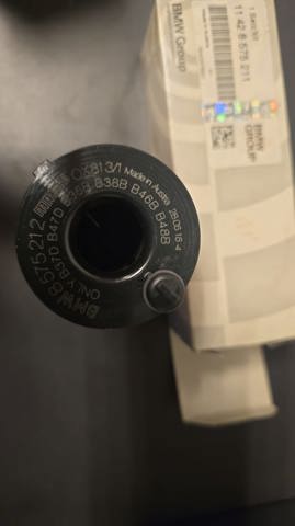 Filtro de óleo BMW 7 G11, G12