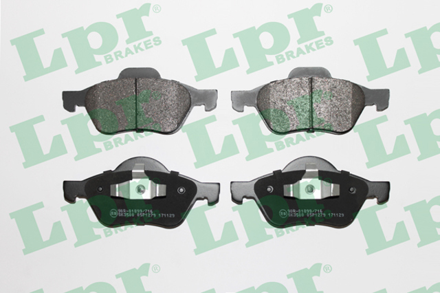 05P1279 LPR Колодки тормозные передние дисковые купить в Чернигов