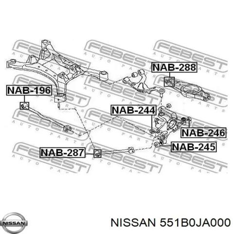 NISSAN 551B0JA000 Рычаг задней подвески нижний левый/правый в наличии Украина