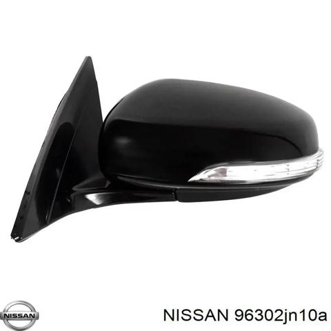 96302JN10A NISSAN Зеркало заднего вида левое купить в Николаев