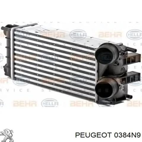Охладитель наддувочного воздуха 0384N9 PEUGEOT