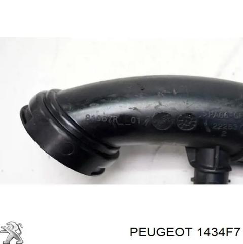 PEUGEOT 1434F7 Патрубок воздушный, вход в турбину (наддув) в наличии Черкассы