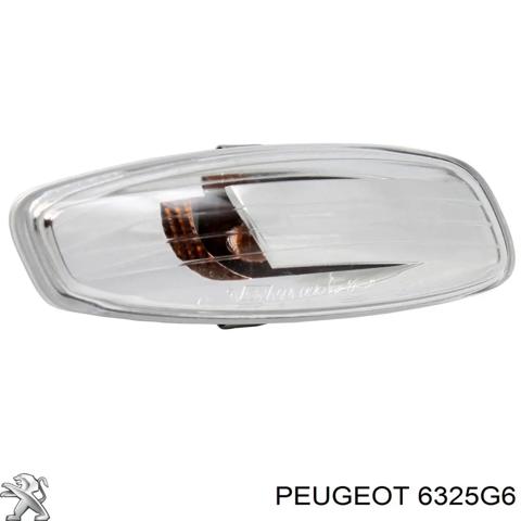 Указатель поворота зеркала, правый 6325G6 PEUGEOT