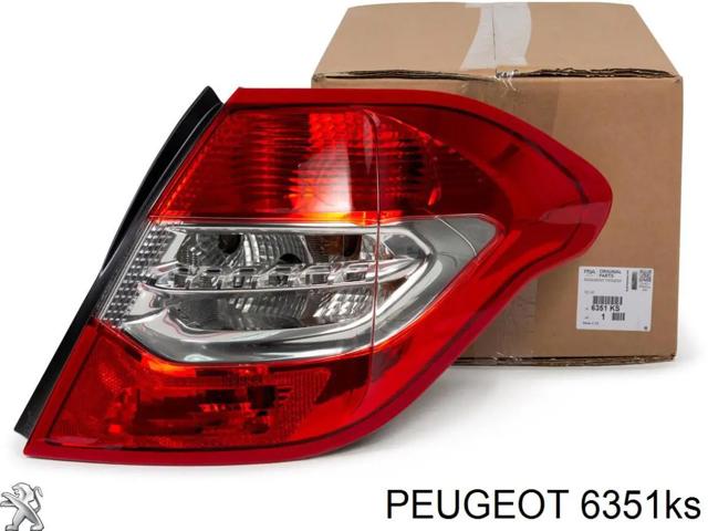 Задний правый внешний фонарь 6351KS PEUGEOT