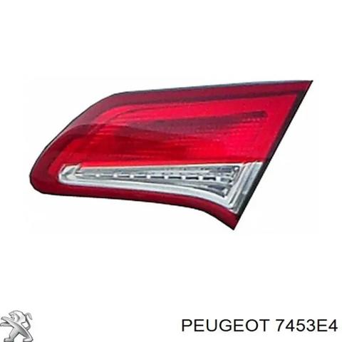 Фонарь задний левый, внутренний 7453E4 PEUGEOT