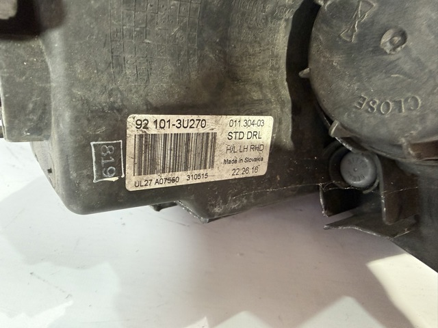 HYUNDAI 921013U270 Левая фара в наличии Черновцы