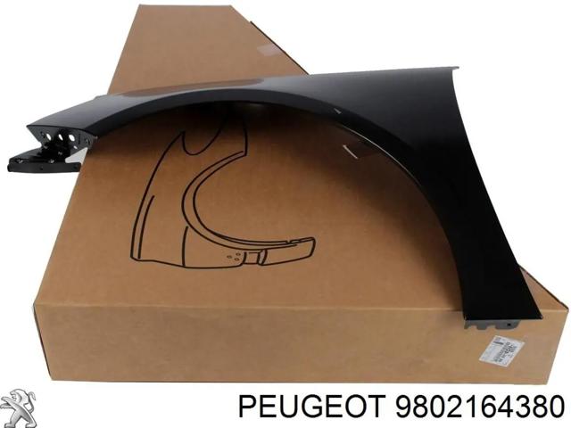 Переднее левое крыло 9802164380 PEUGEOT