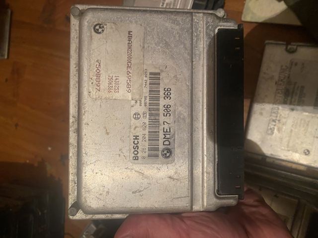 ЭБУ двигателем 7506366 BMW
