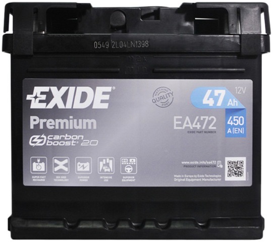 EXIDE EA472 Аккумуляторная батарея (АКБ) в наличии Полтава