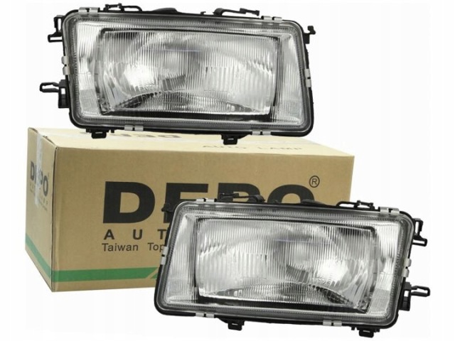 Правая блок фара Audi 80 B3