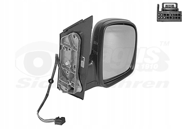 Правое боковое зеркало 5867808 VAN WEZEL