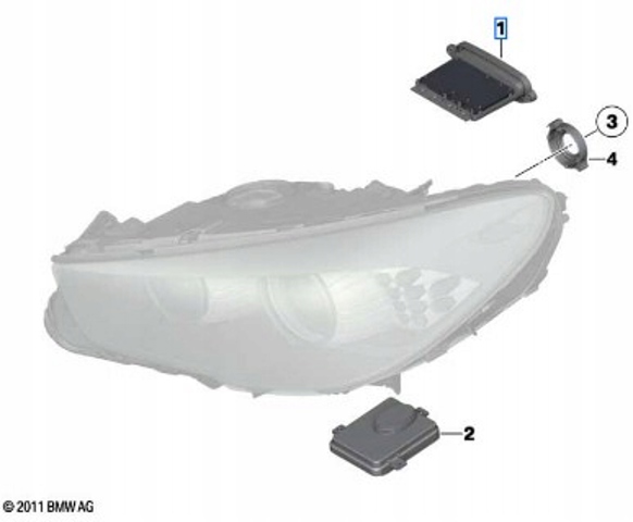 Блок розжига, ксенон 63117316217 BMW