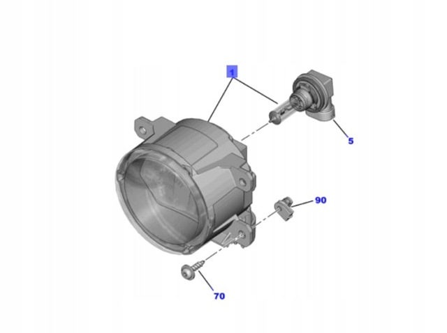 Противотуманки SU001A3436 TOYOTA