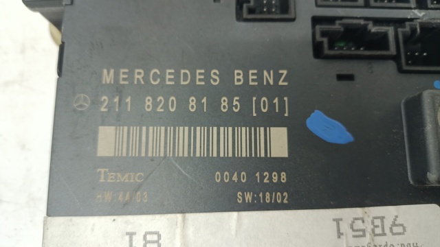 MERCEDES 2118208185 Блок комфорта в наличии Ужгород