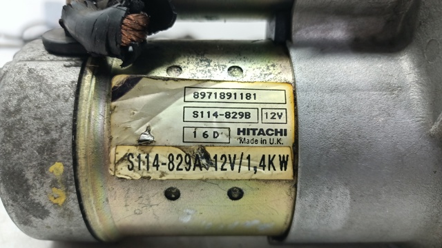 HITACHI 8971891181 Стартер в наличии Ровно
